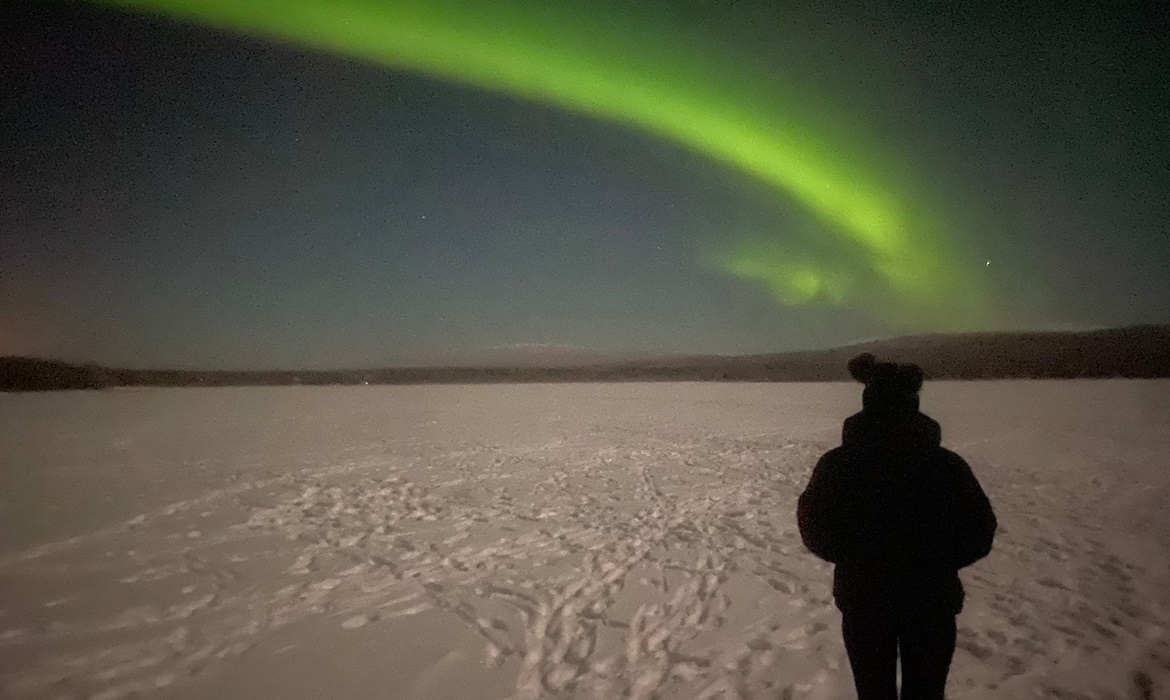 Excursion to Aurora Borealis camp by bus with Sunway